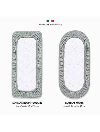 SEVIRA KIDS | Drap housse berceau en gaze de coton Jeanne