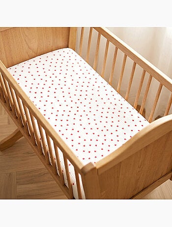 SEVIRA KIDS | Drap housse berceau en gaze de coton Lovio