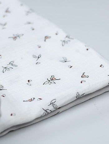 SEVIRA KIDS | Drap housse berceau en gaze de coton Melody