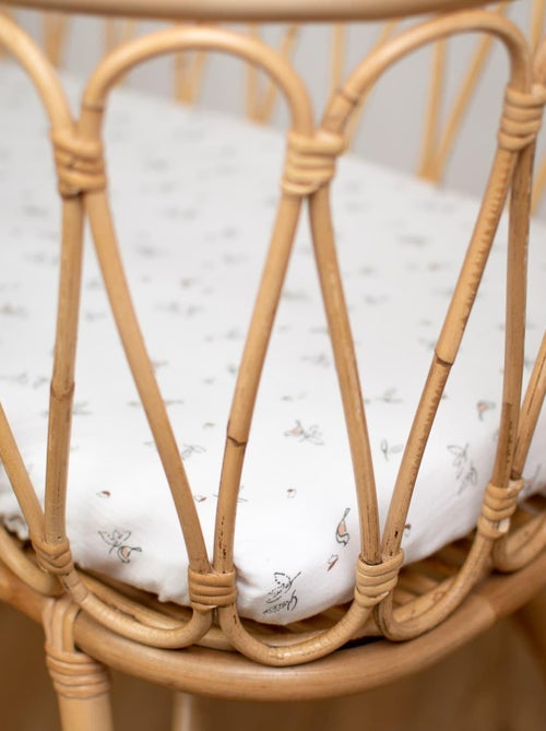 SEVIRA KIDS | Drap housse berceau en gaze de coton Melody - Kiabi