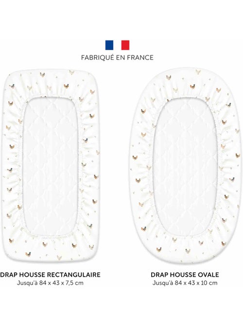 SEVIRA KIDS | Drap housse berceau en satin de coton GALLINA - Kiabi