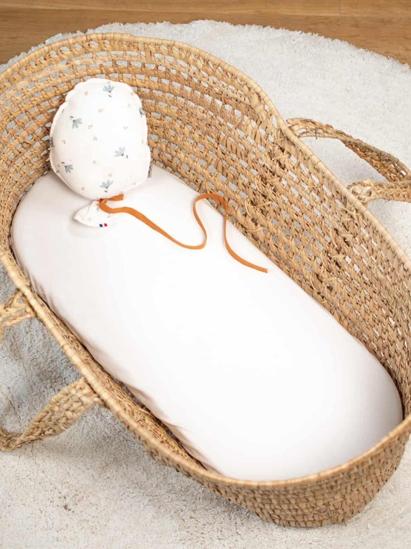 SEVIRA KIDS | Drap housse couffin en coton jersey Uni Blanc - Kiabi
