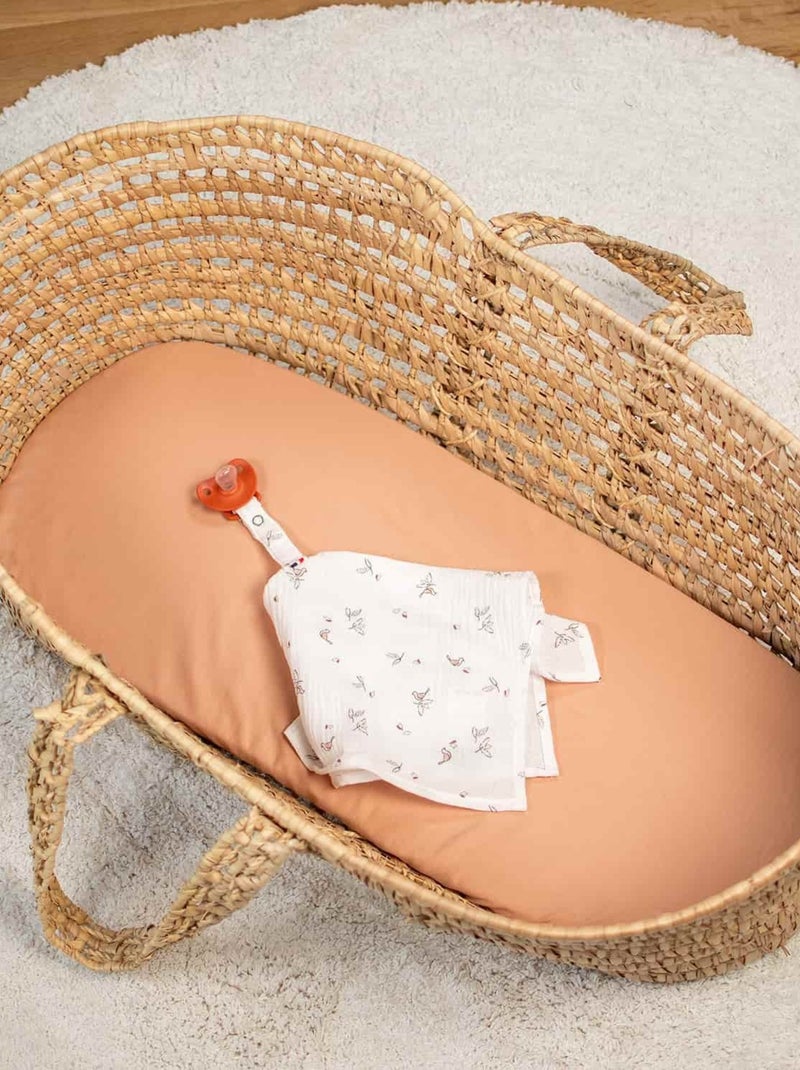 SEVIRA KIDS | Drap housse couffin en coton jersey Uni Orange clair - Kiabi