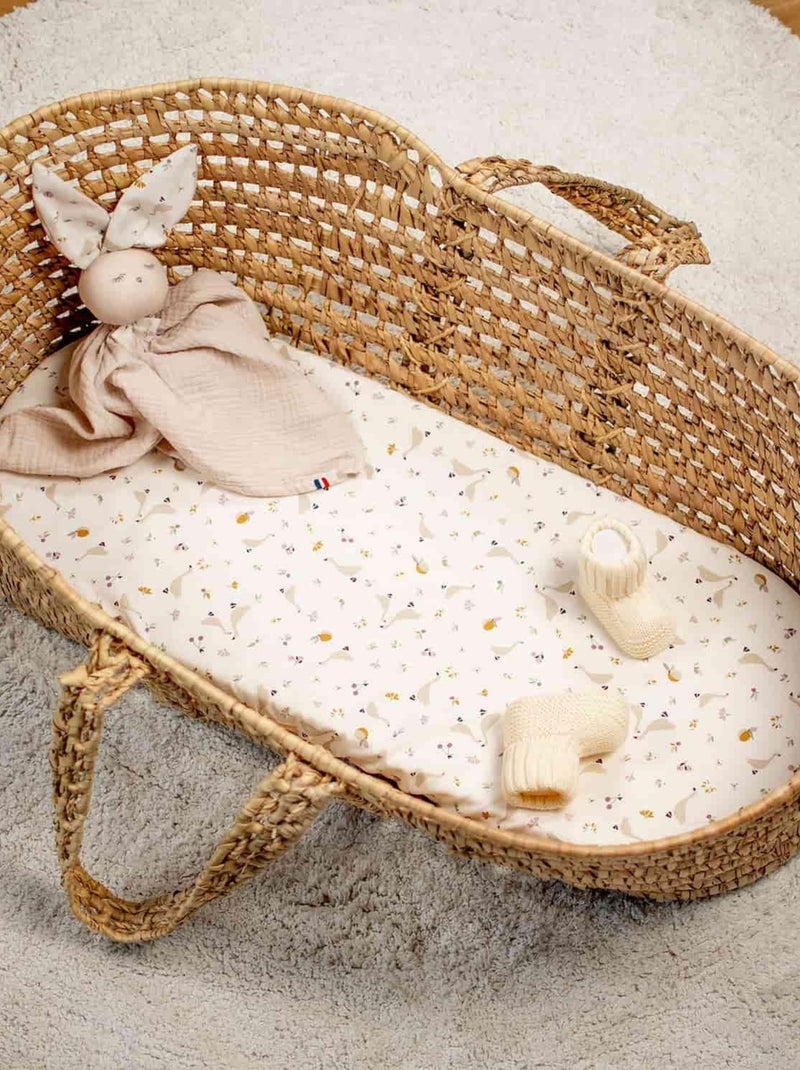 SEVIRA KIDS | Drap housse couffin en coton Sidonia Beige - Kiabi