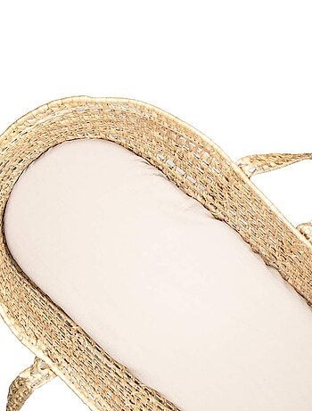 SEVIRA KIDS | Drap housse couffin en double gaze à carreaux