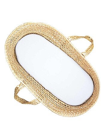 SEVIRA KIDS | Drap housse couffin en double gaze à carreaux