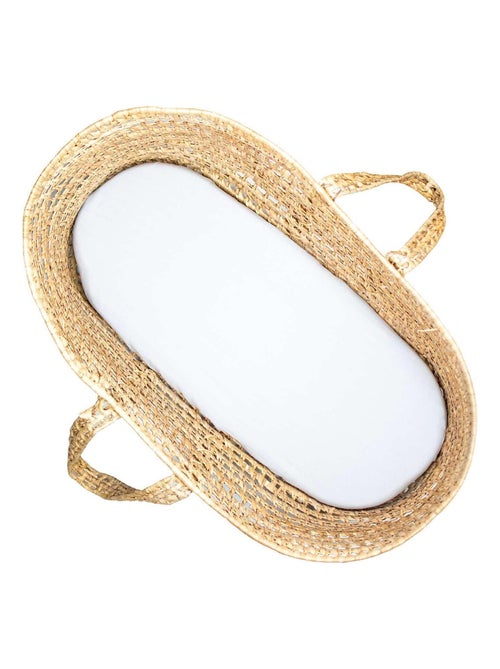 SEVIRA KIDS | Drap housse couffin en double gaze à carreaux - Kiabi