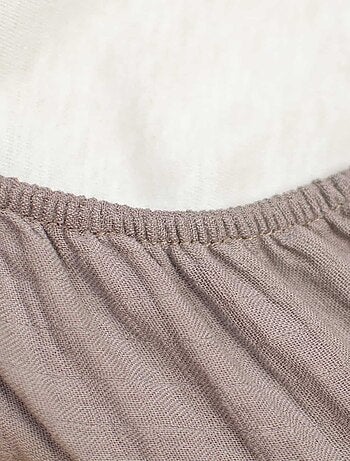 SEVIRA KIDS | Drap housse couffin en double gaze à carreaux