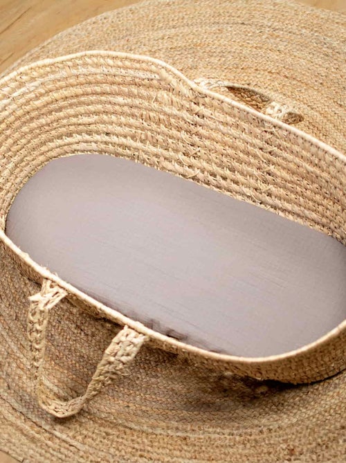 SEVIRA KIDS | Drap housse couffin en double gaze à carreaux - Kiabi