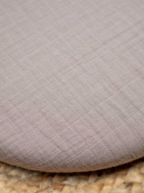 SEVIRA KIDS | Drap housse couffin en double gaze à carreaux - Kiabi