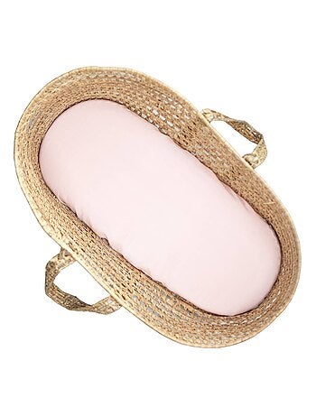 SEVIRA KIDS | Drap housse couffin en double gaze à carreaux