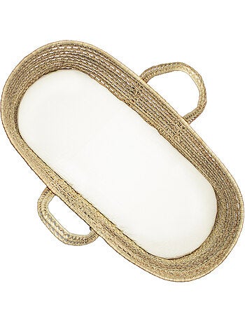 SEVIRA KIDS | Drap housse couffin ovale en gaze de coton Jeanne