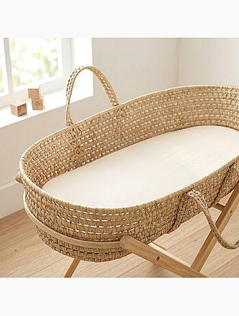 SEVIRA KIDS | Drap housse couffin ovale en gaze de coton Jeanne