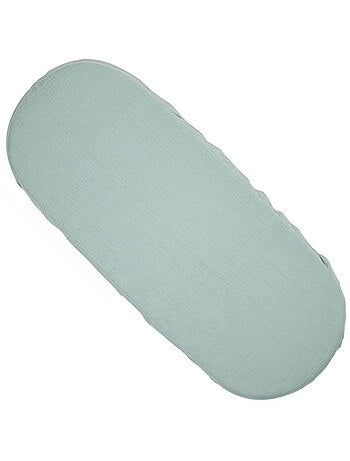 SEVIRA KIDS | Drap housse couffin ovale en gaze de coton Jeanne