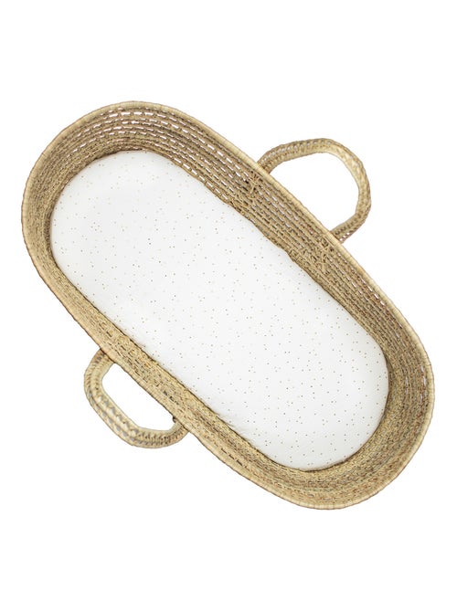 SEVIRA KIDS | Drap housse couffin ovale en gaze de coton Jeanne - Kiabi