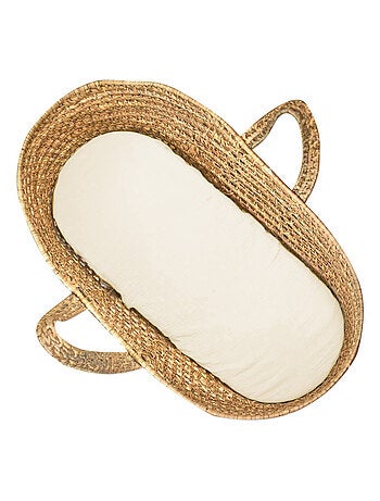 SEVIRA KIDS | Drap housse couffin ovale en gaze de coton Jeanne