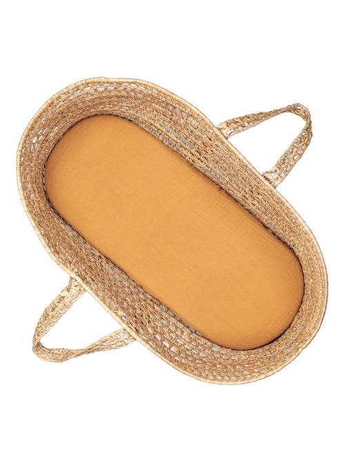SEVIRA KIDS | Drap housse couffin ovale en gaze de coton Jeanne - Kiabi