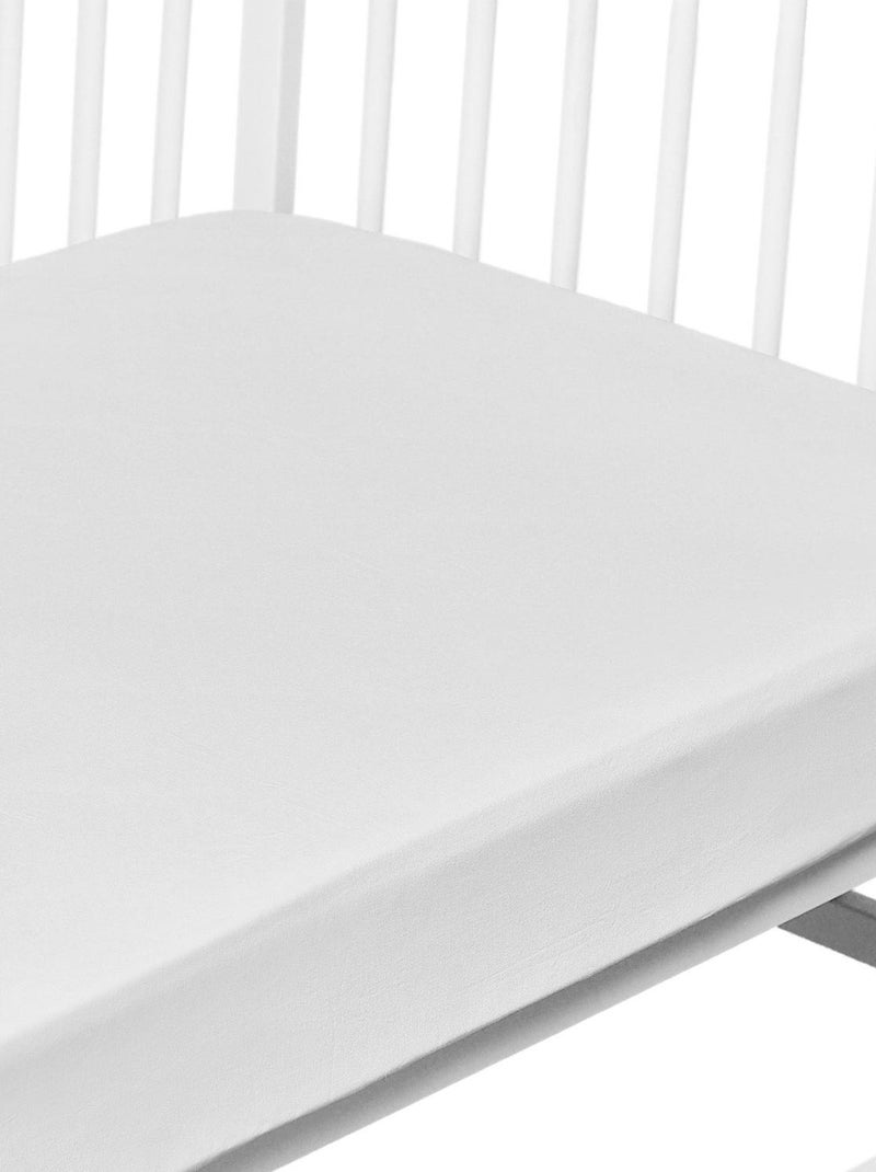SEVIRA KIDS | Drap-housse en coton Blanc - Kiabi