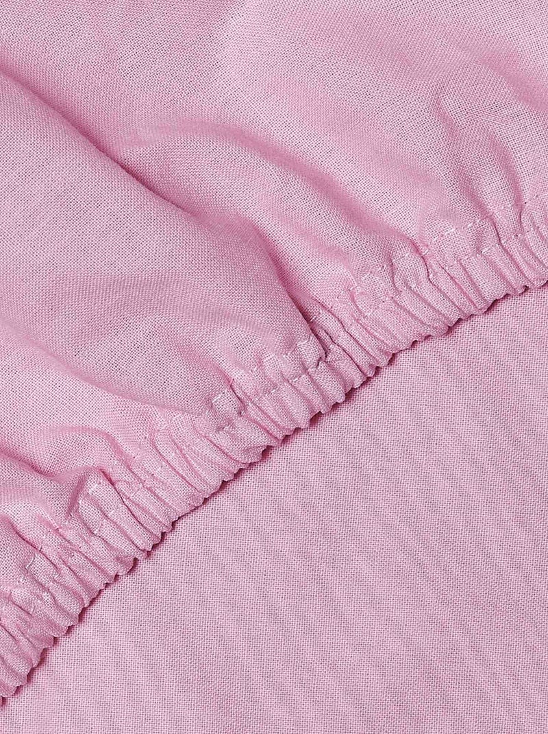 SEVIRA KIDS | Drap-housse en coton Rose - Kiabi