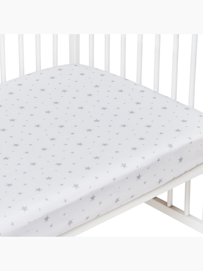 SEVIRA KIDS | Drap-housse en coton STELLA Blanc - Kiabi