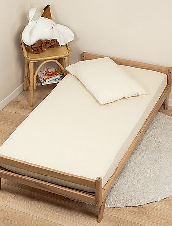 SEVIRA KIDS | Drap housse uni en gaze de coton