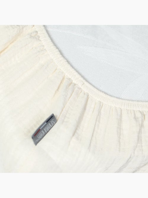 SEVIRA KIDS | Drap housse uni en gaze de coton - Kiabi