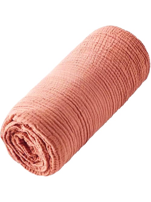 SEVIRA KIDS | Drap housse uni en gaze de coton - Kiabi