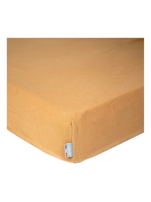 SEVIRA KIDS | Drap housse uni en gaze de coton - Kiabi