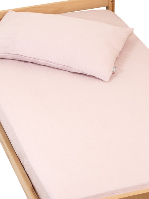 SEVIRA KIDS | Drap housse uni en gaze de coton - Kiabi