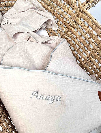 SEVIRA KIDS | Gigoteuse d'emmaillotage en gaze de coton Jeanne