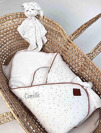 SEVIRA KIDS | Gigoteuse d'emmaillotage en gaze de coton Jeanne