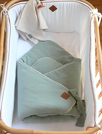 SEVIRA KIDS | Gigoteuse d'emmaillotage en gaze de coton Jeanne