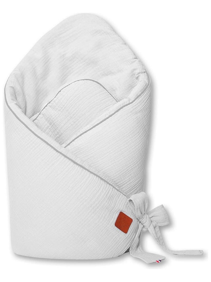 SEVIRA KIDS | Gigoteuse d'emmaillotage en gaze de coton Jeanne Gris - Kiabi