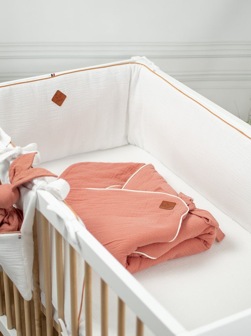 SEVIRA KIDS | Gigoteuse d'emmaillotage en gaze de coton Jeanne Marron - Kiabi