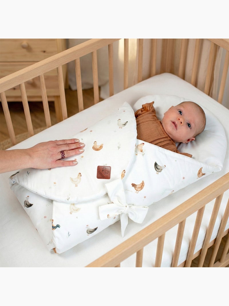 SEVIRA KIDS | Gigoteuse d'emmaillotage évolutive en coton GALLINA Ecru - Kiabi