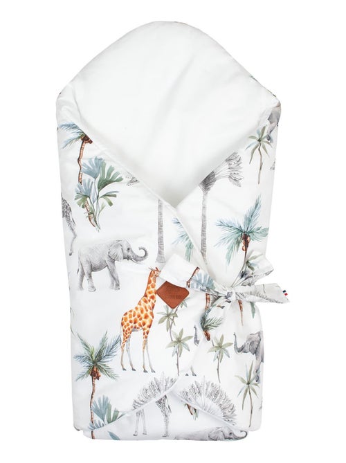 SEVIRA KIDS | Gigoteuse d'emmaillotage évolutive en coton Safari - Kiabi
