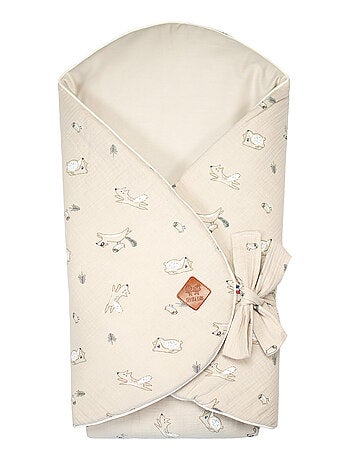 SEVIRA KIDS | Gigoteuse d'emmaillotage évolutive en gaze de coton Eden