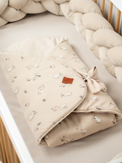 SEVIRA KIDS | Gigoteuse d'emmaillotage évolutive en gaze de coton Eden - Kiabi