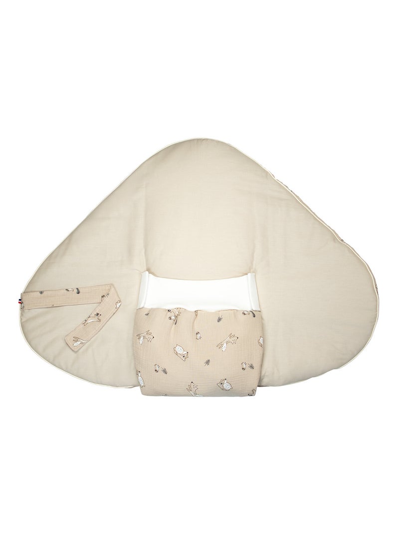 SEVIRA KIDS | Gigoteuse d'emmaillotage évolutive en gaze de coton Eden Beige - Kiabi