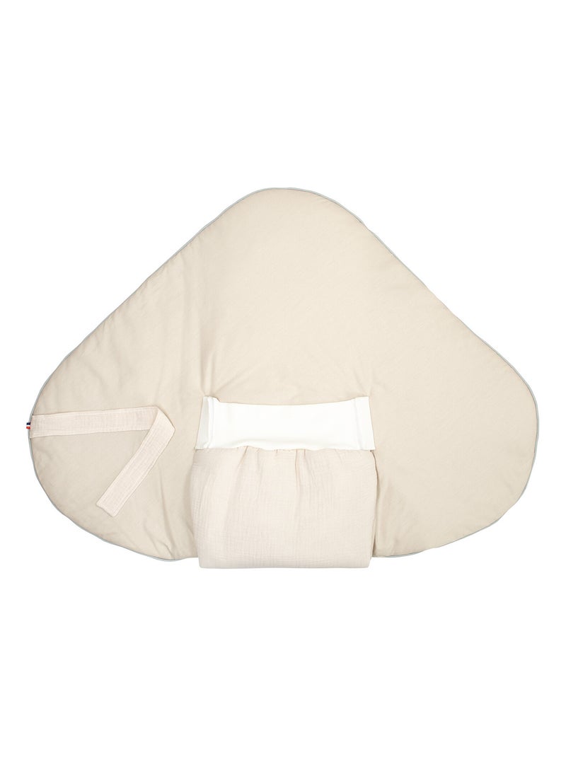 SEVIRA KIDS | Gigoteuse d'emmaillotage évolutive en gaze de coton Jeanne Beige - Kiabi