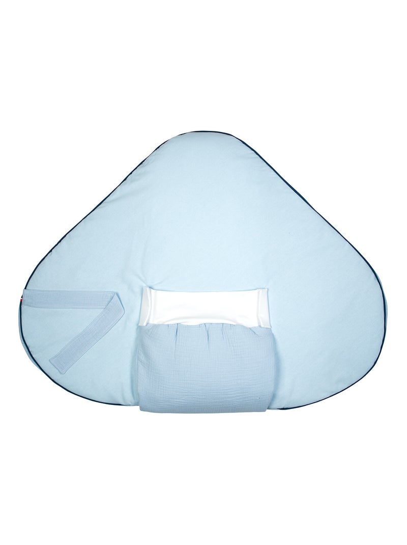 SEVIRA KIDS | Gigoteuse d'emmaillotage évolutive en gaze de coton Jeanne Bleu - Kiabi