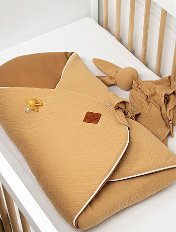SEVIRA KIDS | Gigoteuse d'emmaillotage évolutive en gaze de coton Jeanne