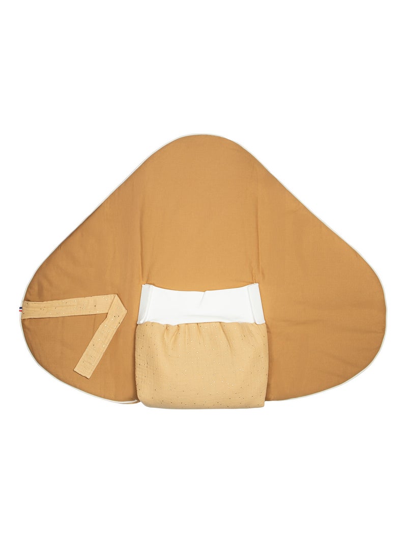 SEVIRA KIDS | Gigoteuse d'emmaillotage évolutive en gaze de coton Jeanne Taupe/Doré - Kiabi