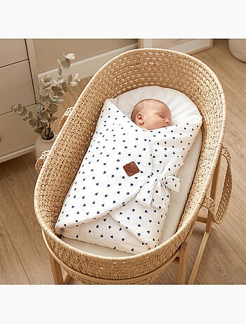 SEVIRA KIDS | Gigoteuse d'emmaillotage évolutive en gaze de coton Lovio