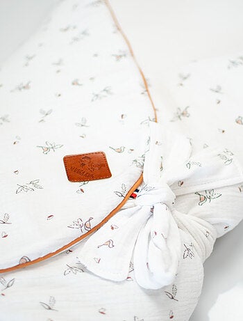SEVIRA KIDS | Gigoteuse d'emmaillotage évolutive en gaze de coton Melody