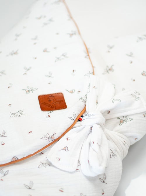 SEVIRA KIDS | Gigoteuse d'emmaillotage évolutive en gaze de coton Melody - Kiabi