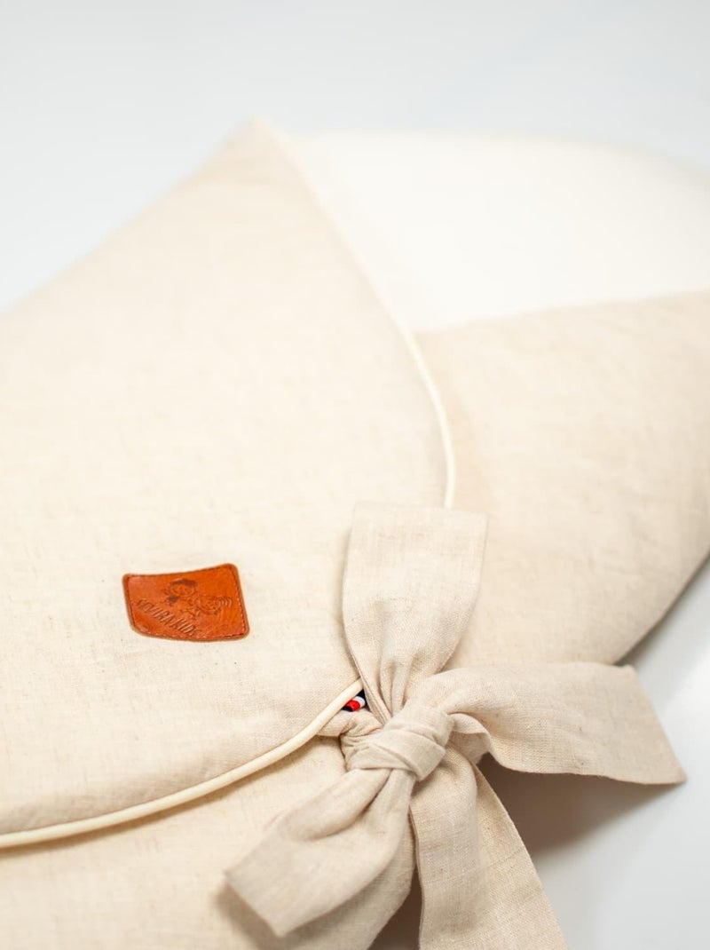 SEVIRA KIDS | Gigoteuse d'emmaillotage évolutive en Lin Beige - Kiabi