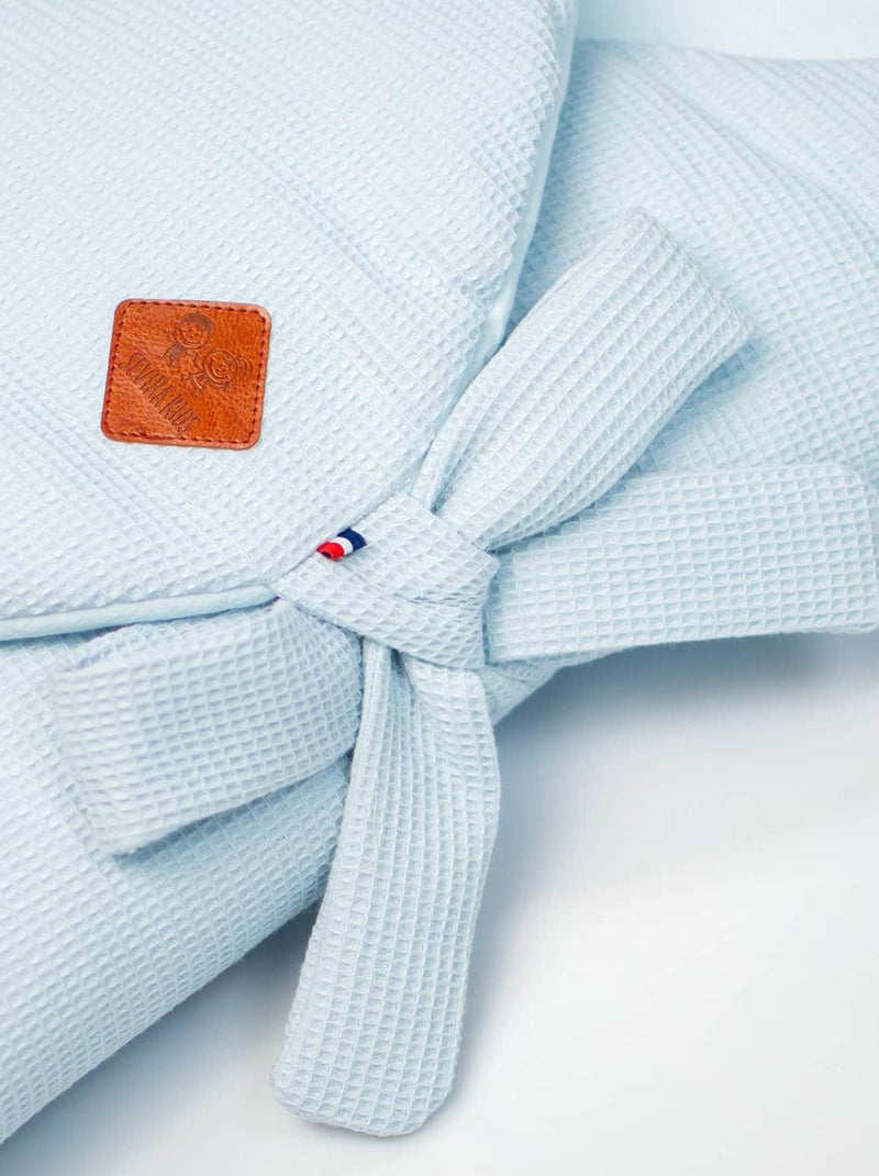 SEVIRA KIDS | Gigoteuse d'emmaillotage évolutive en nid d'abeille Bleu - Kiabi