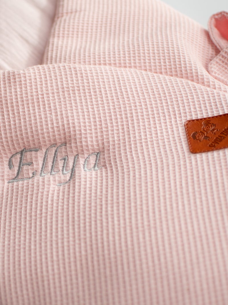 SEVIRA KIDS | Gigoteuse d'emmaillotage évolutive en nid d'abeille Rose - Kiabi