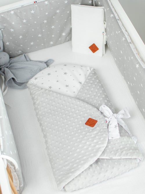 SEVIRA KIDS | Gigoteuse d'emmaillotage évolutive Minky Stella - Kiabi